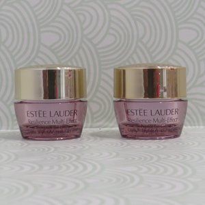 ESTEE LAUDER💥RESILIENCE MULTI-EFFECT TRI-PEPTIDE EYE CREME .17 OZ - LOT OF 2💥